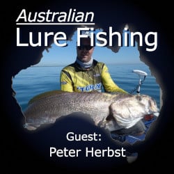 brisbane river jewfish with Peter Herbst