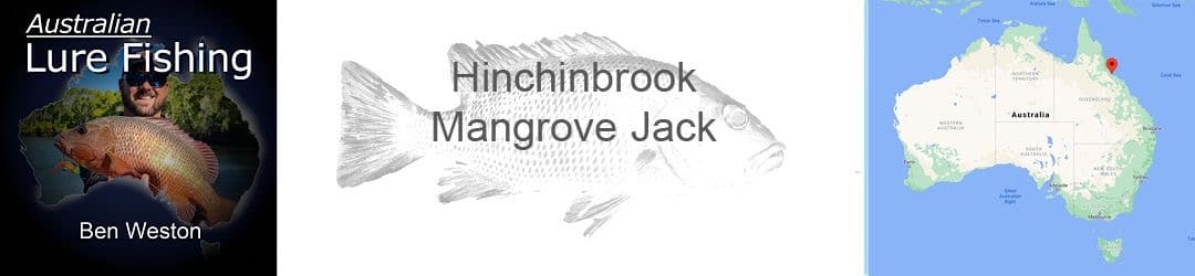 Hinchinbrook mangrove jack with Ben Weston