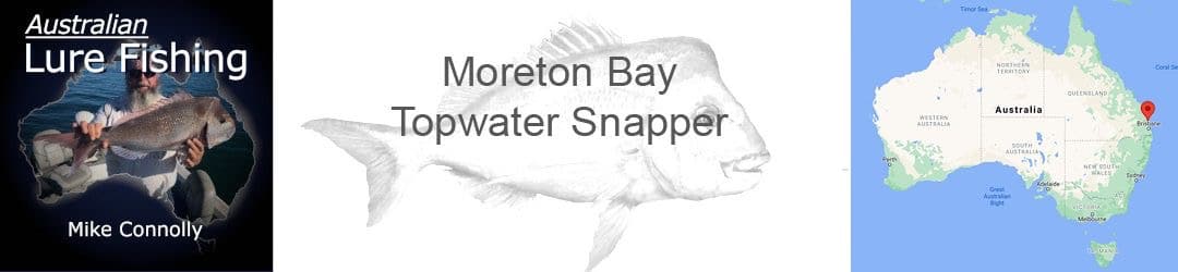 Moreton Bay Topwater Snapper With Mike Connelly