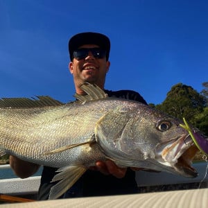 George Anasta lure fishing for jewfish