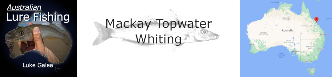 Mackay topwater whiting fishing with Luke Galea