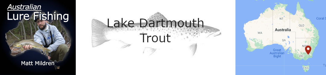 Fishing Lake Dartmouth for trout with Matt Mildren